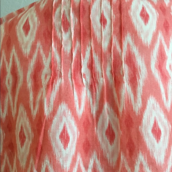 JM collection size 16 Peach & white linen blouse - Picture 5 of 8